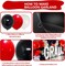 Red Black and White Balloon Arch Kit, 140Pcs Red and Black White Silver Garland kit, 18 12 10 5 Inch Different Size Balloons for Birthday Party Anniversary Racing Car New Year Prom Decorations